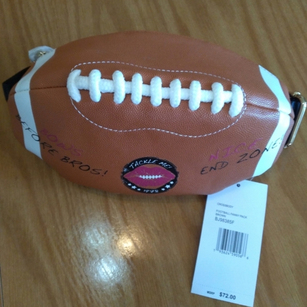 Betsey Johnson Football Purse
